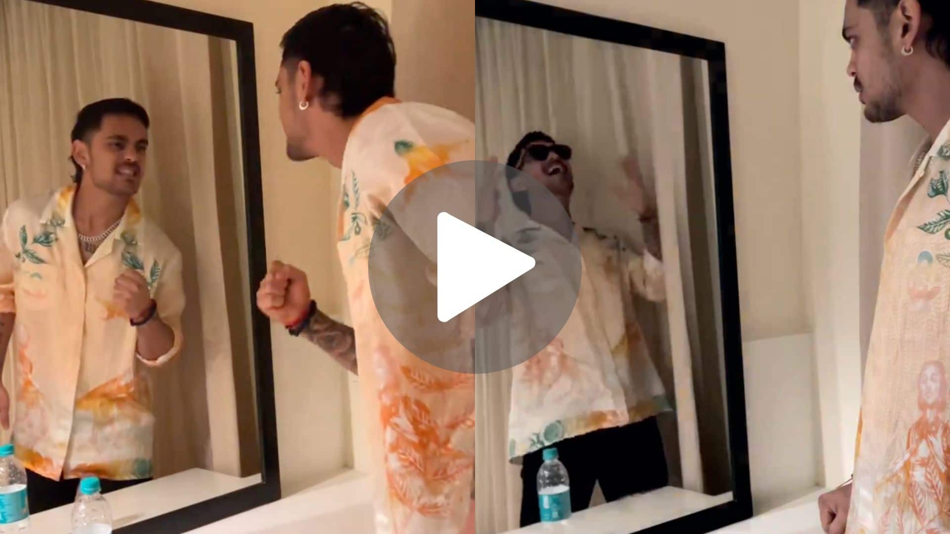 [Watch] Ishan Kishan Gets Spooked By ‘Mirror Ghost’ On Return To MI For IPL 2024